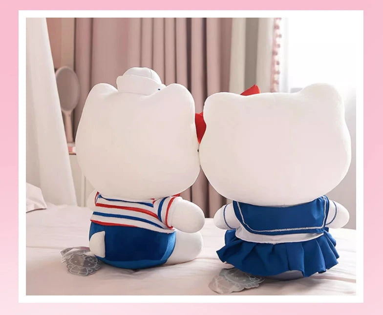 Sanrio Hello Kitty Plush Toys in Navy Outfits | Available in 23cm or 32cm