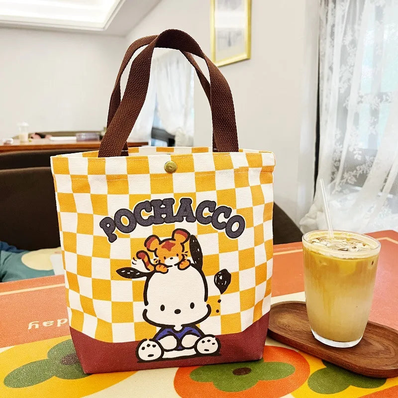 Sanrio Pochacco Canvas Bag (Casual Shopping Bag)