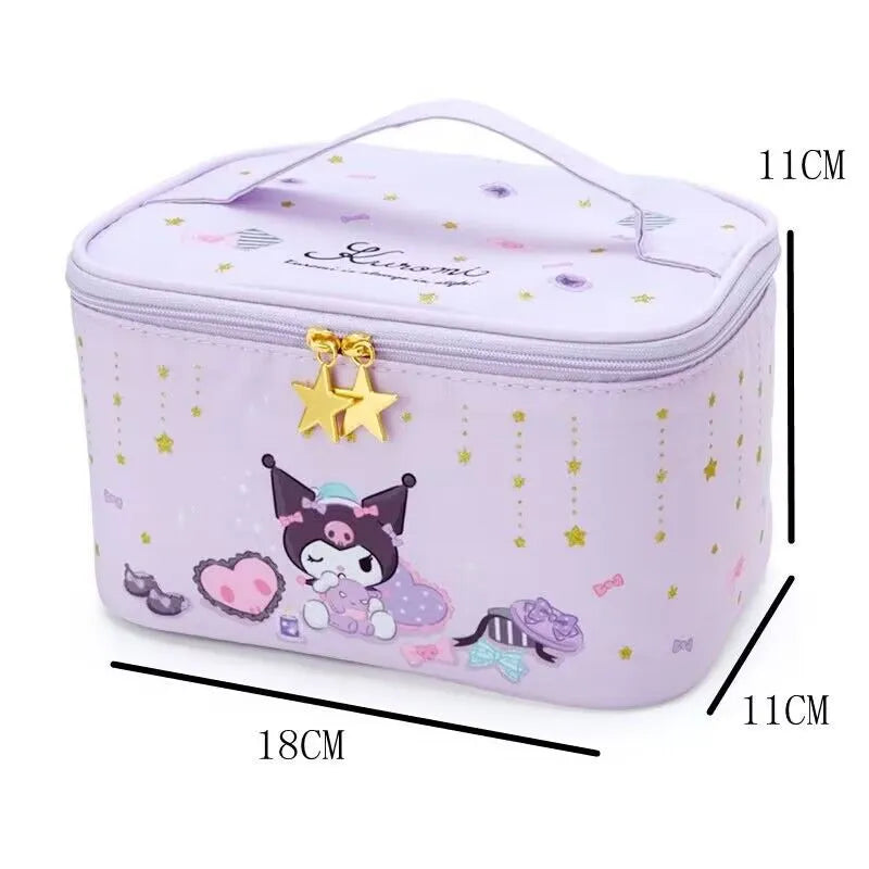 Sanrio Kuromi Cosmetic Bag | Travel Toiletries | Storage Bag