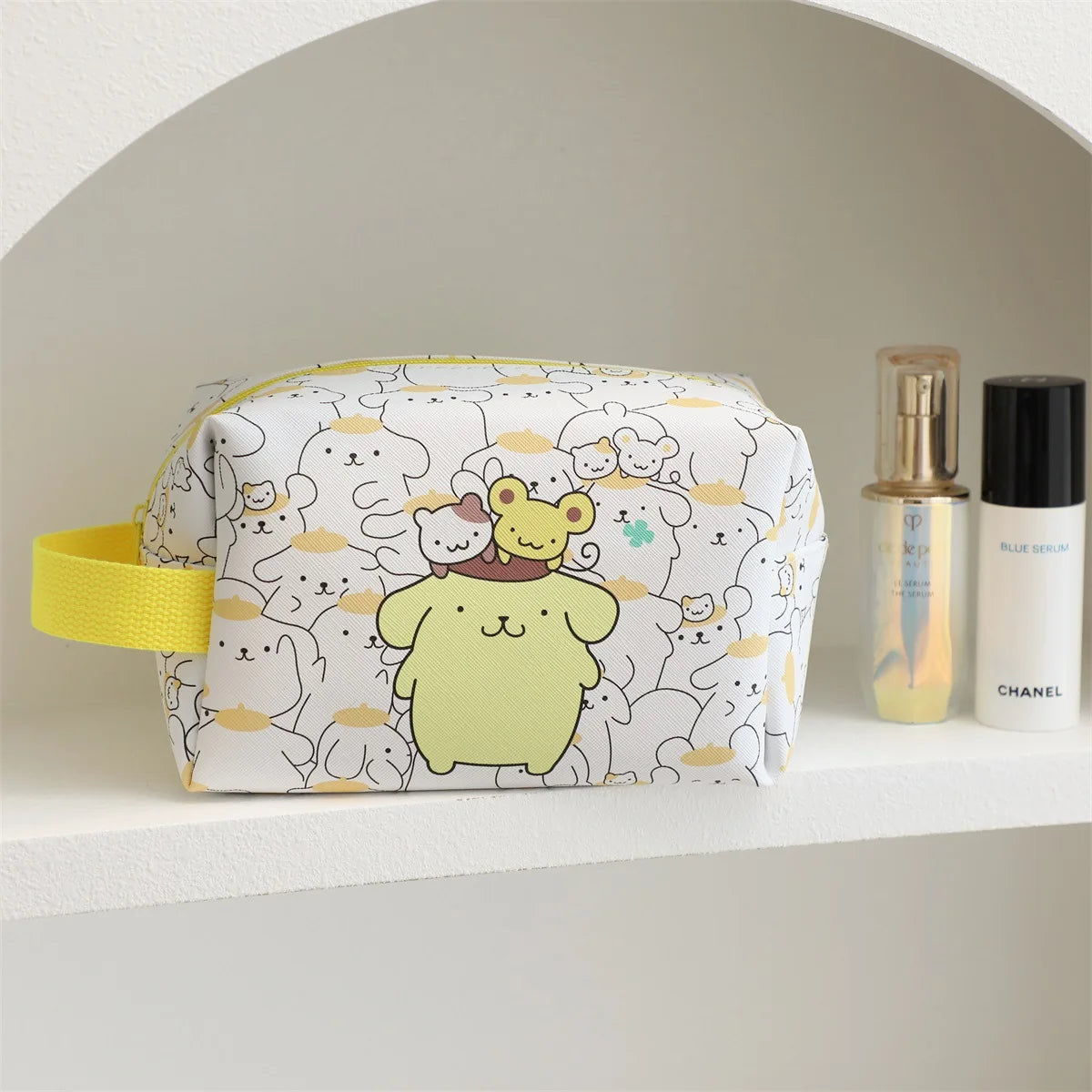 Sanrio Pompompurin Cosmetic Bag | Pencil Case | Toiletry Bag