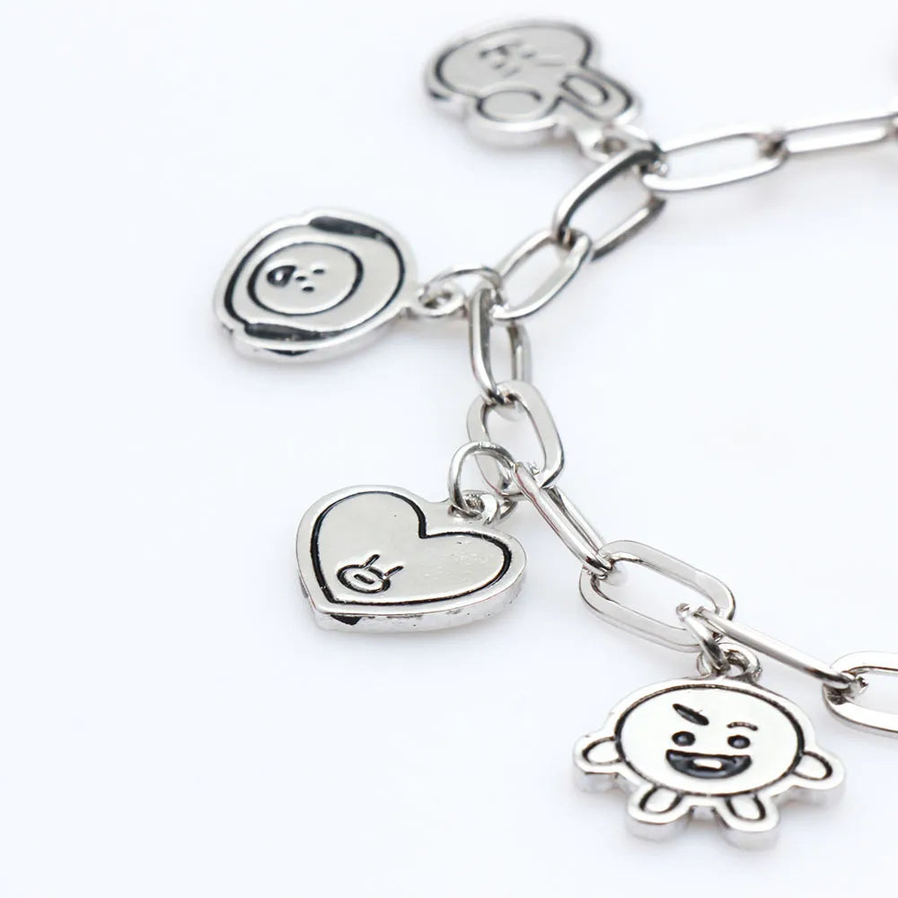 BT21 Charm Bracelets KPOP Love, Rabbit, Potato, Koala, Sheep, Dog, Hippo