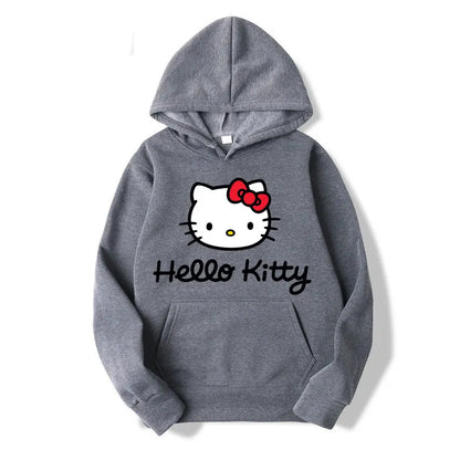 Sanrio Hello Kitty Sweatshirt & Hoodie (Grey)