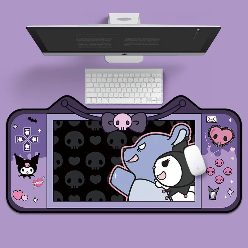 Sanrio Kuromi Mouse Pad | Non-Slip Table Mat