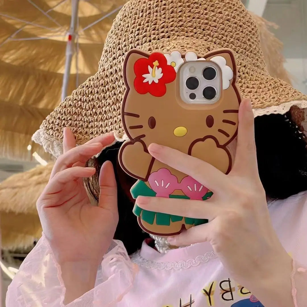 Hawaiian Series Hello Kitty 3D Phone Case