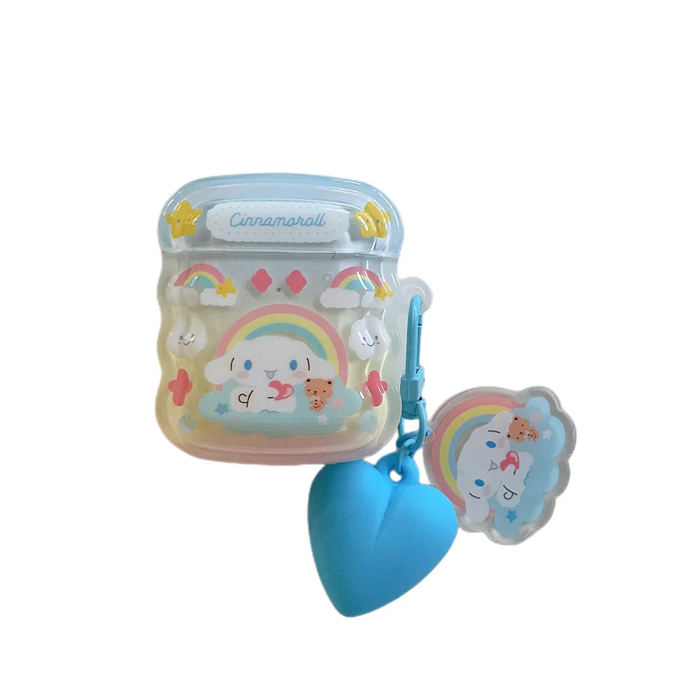 Colorful Sanrio Cinnamoroll AirPods Case for Earphones