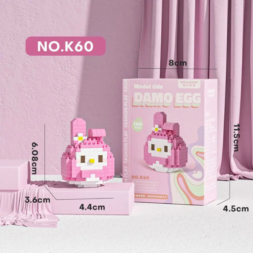 Sanrio Nanoblock Building Block Hello Kitty | Cinnamoroll | Pochacco | My Melody | Purin | Kuromi