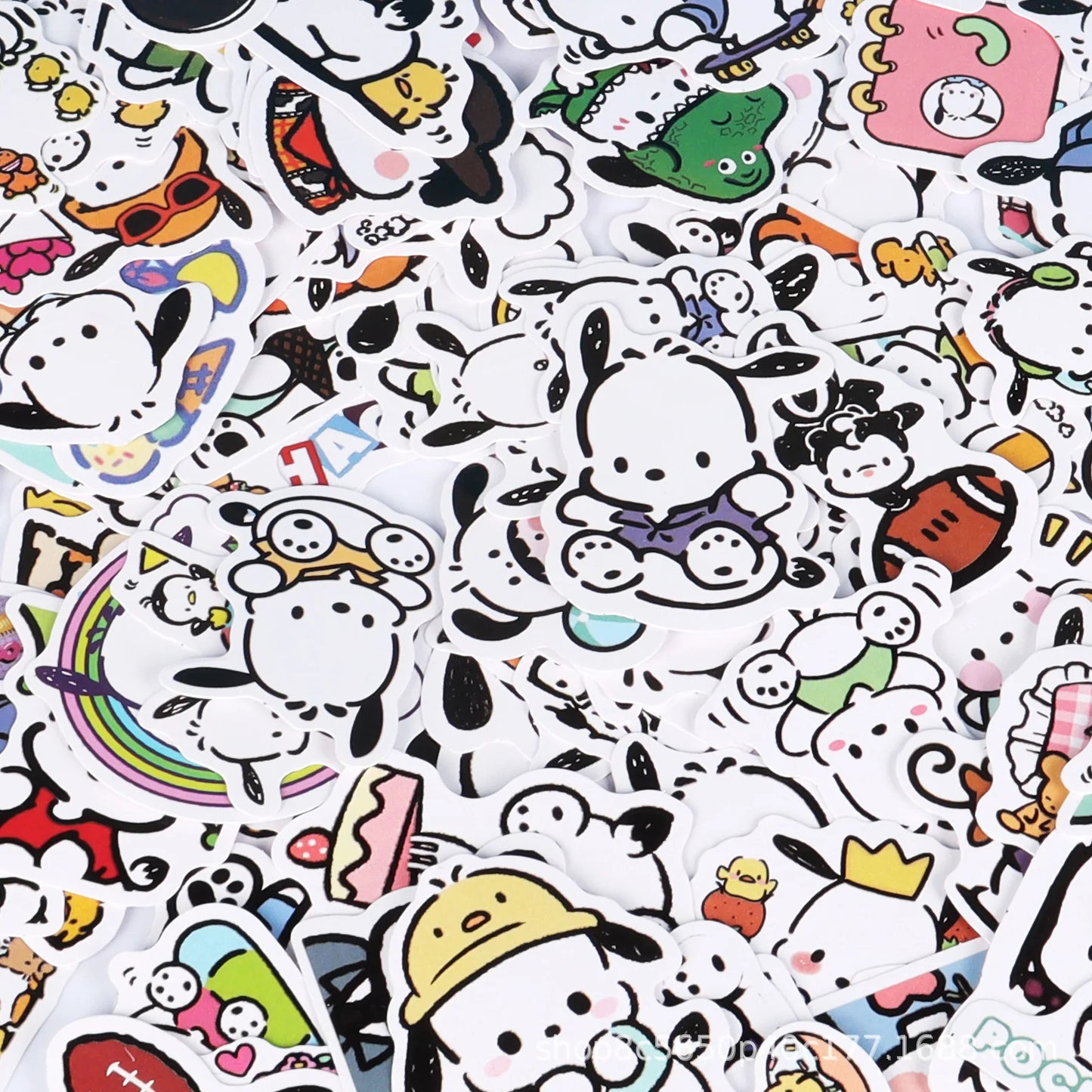 60Pcs Sanrio Pochacco Cute Stickers