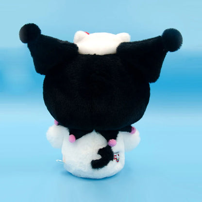 Sanrio Kuromi Plush Doll | Hello Kiity Hat Style | 50th Anniversary Edition 13cm / 22cm