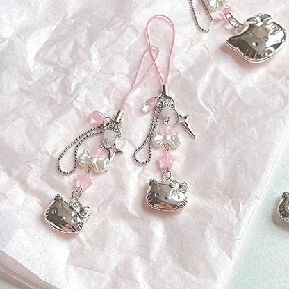 Hello Kitty Pendant on Pink Phone Chain