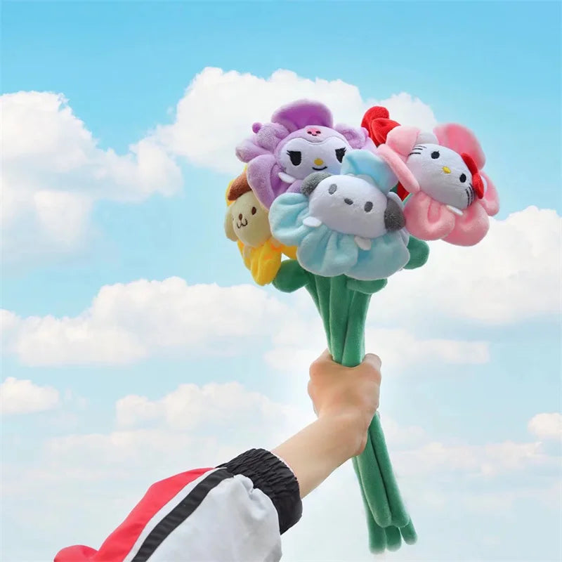 Cinnamoroll Multifunctional Sunflower Plush Bouquet