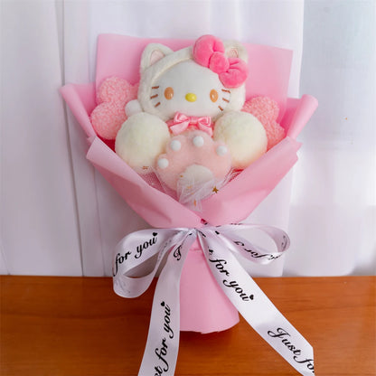 Sanrio Hello Kitty Rose Soap Flowers Plush Bouquet