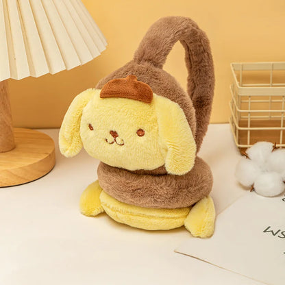 Pompompurin Soft Plush Ear Warmer and Fluffy Earmuffs