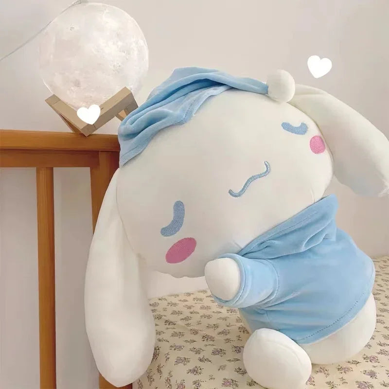 Baby Cinnamoroll Sleeping Plush Toy in Pajamas | 22cm