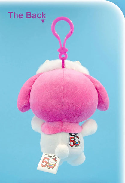 Sanrio My Melody Plush Doll | Hello Kitty Hat Style | 50th Anniversary Edition 13cm /22cm