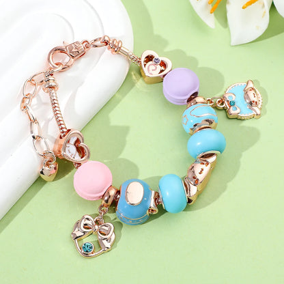 Sanrio Cinnamoroll Colourful Enamel Bead bracelet