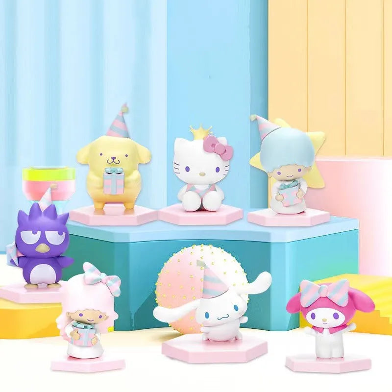 Sanrio Character Blind Box for 45th Anniversary (Hello Kitty, My Melody, Pompompurin, Cinnamoroll, Bad Batz-Maru, Little Twin Stars)