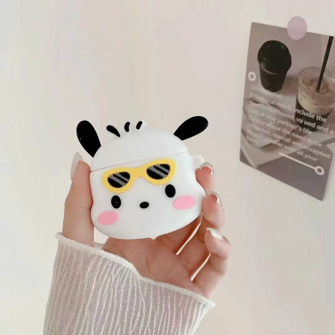 Sanrio Pochacco Airpod Case: Featuring Pochacco in Sunglasses