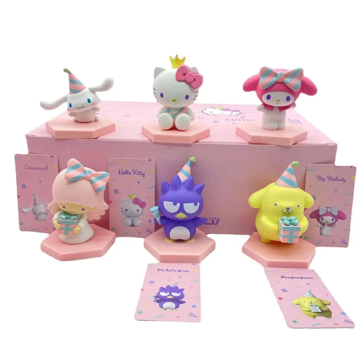 Sanrio 45th Anniversary Collection Blind Box (Hello Kitty, My Melody, Pompompurin, Cinnamoroll, Bad Batz-Maru, Little Twin Stars)