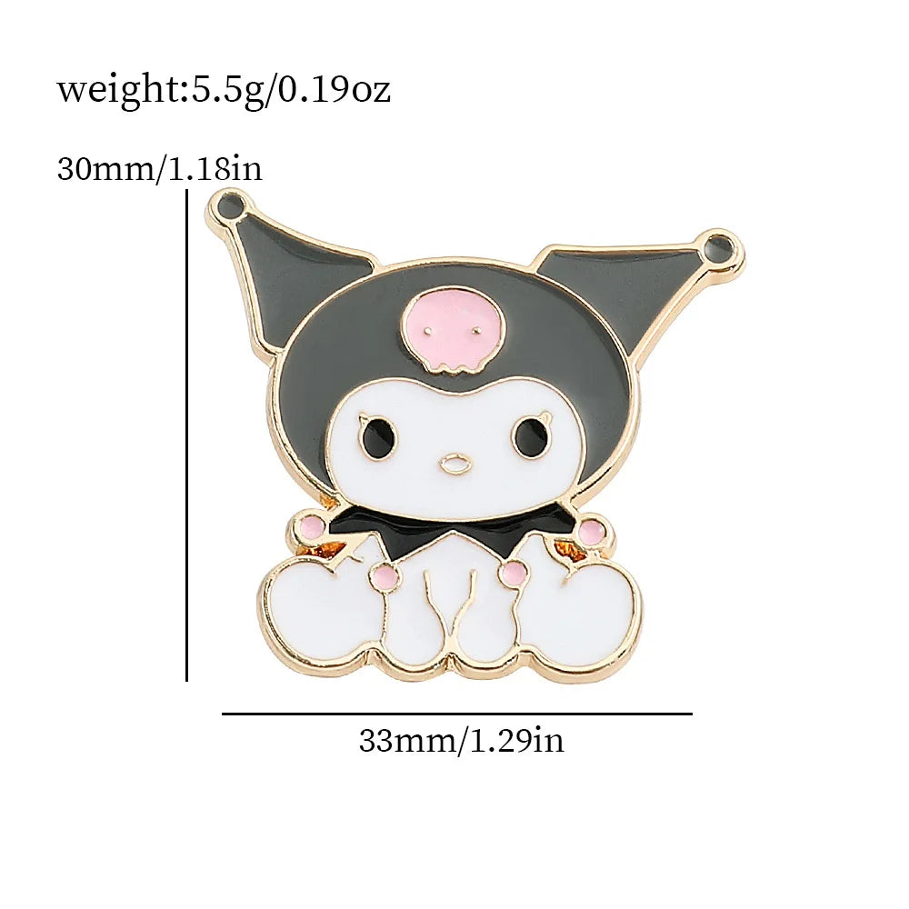 Kuromi themed Brooches from Sanrio