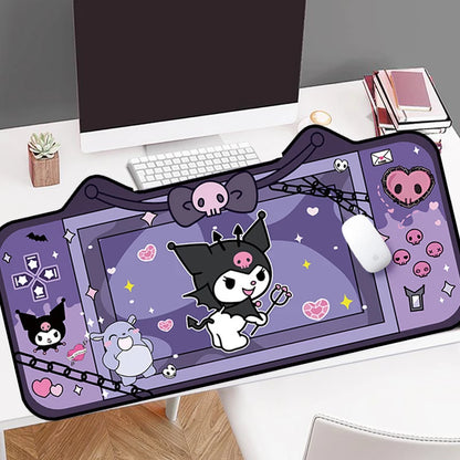 Sanrio Kuromi Mouse Pad | Non-Slip Table Mat