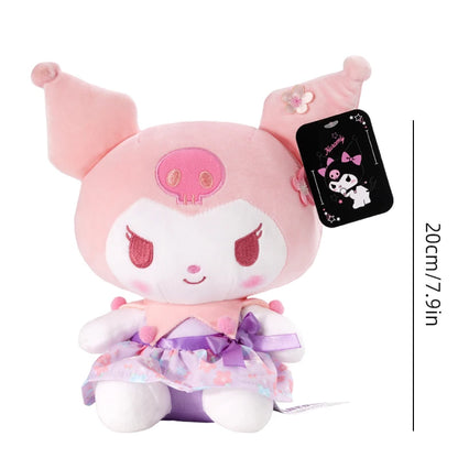 Kuromi Sanrio Peach Blossom Series Stuffed Toy Size