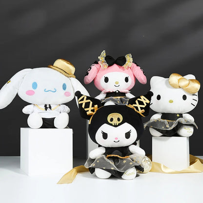 Kuromi Sanrio Black Gold Collection Stuffed Toy