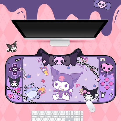 Sanrio Kuromi Mouse Pad & Non-Slip Table Mat