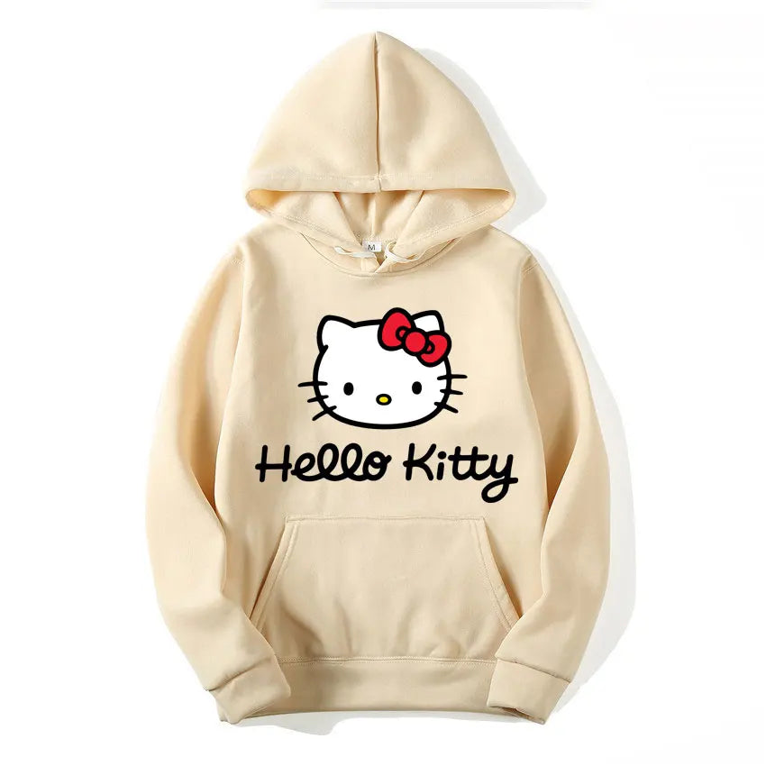 Sanrio Hello Kitty Sweatshirt & Hoodie (khaki)