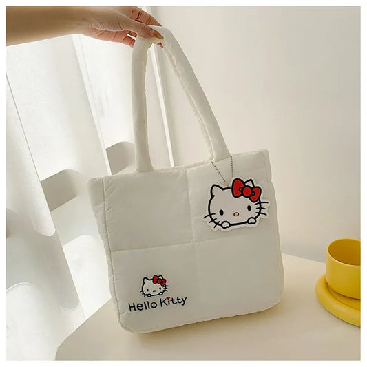 Sanrio Hello Kitty Puffer Shoulder Bag | Puffy Tote Bag