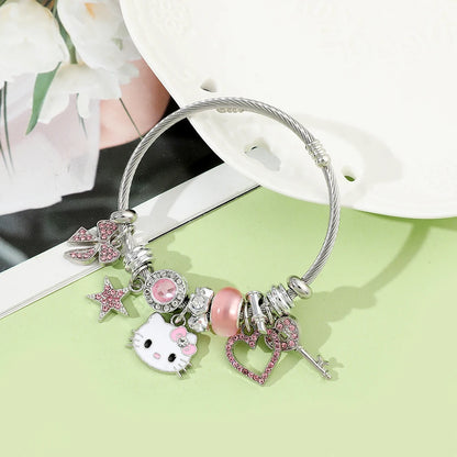 Hello Kiity Adjustable Charm Dangles