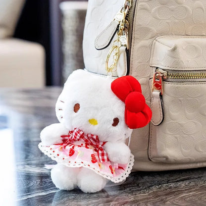 Sanrio Kawaii Hello Kitty Plush Toy Keychain