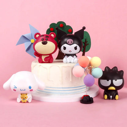 Kawaii Sanrio Figures Toy | Kuromi, Cinnamoroll, Strawberry Bear, Badtz-Maru