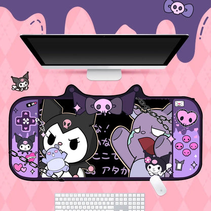 Sanrio Kuromi Rubber Mouse Pad | Non-Slip Table Mat