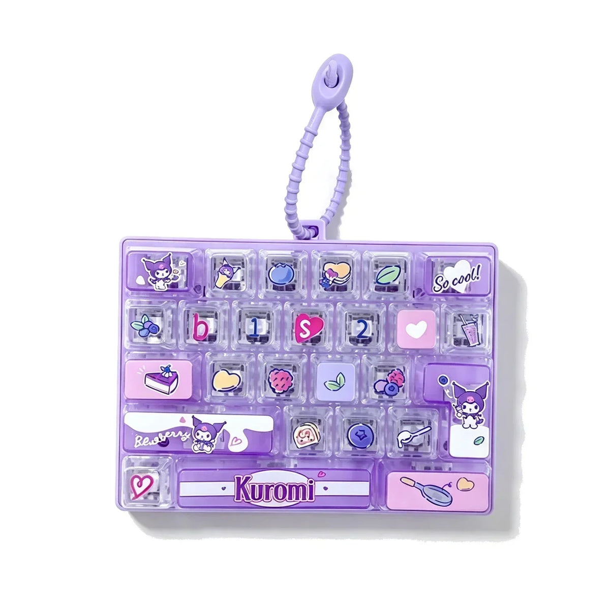Sanrio Cute Clicky Keyboard Keychain | 26 Keys