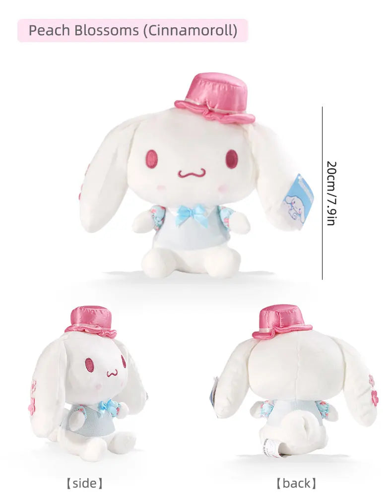 Cinnamoroll Sanrio Peach Blossom Series Stuffed Toy