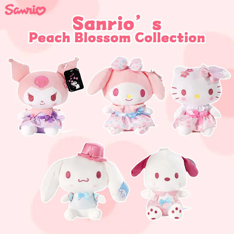 Kuromi Sanrio Peach Blossom Series Stuffed Toy