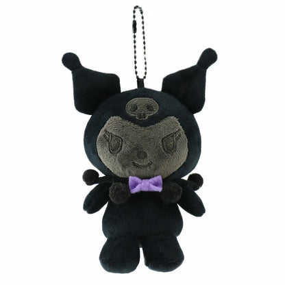 Black Kuromi plush keychain