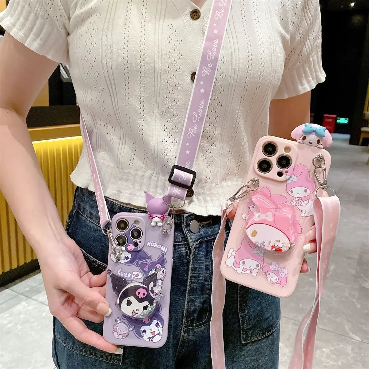 Sanrio Kuromi Phone Cases | Anti-drop Soft Silicone Cover