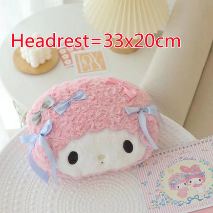 Sanrio Hello Kitty Kawaii Headrest 33x20cm