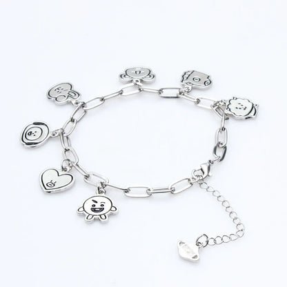 BT21 Charm Bracelets KPOP Love, Rabbit, Potato, Koala, Sheep, Dog, Hippo