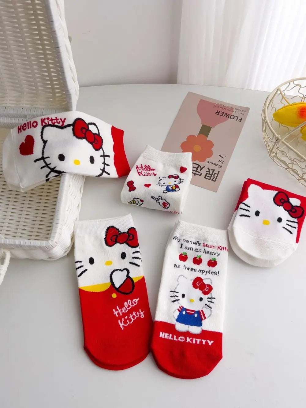 Sanrio Hello Kitty Women's Cotton Socks