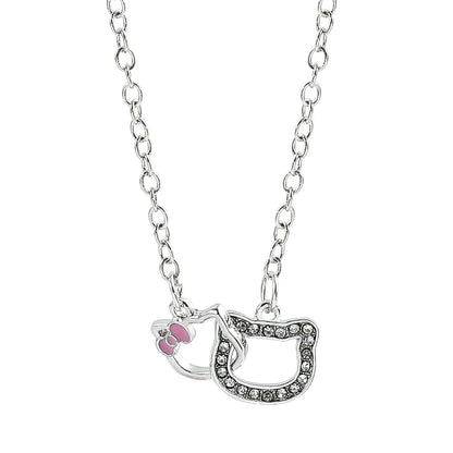 Sanrio Hello Kitty Necklace with Pink Ribbon