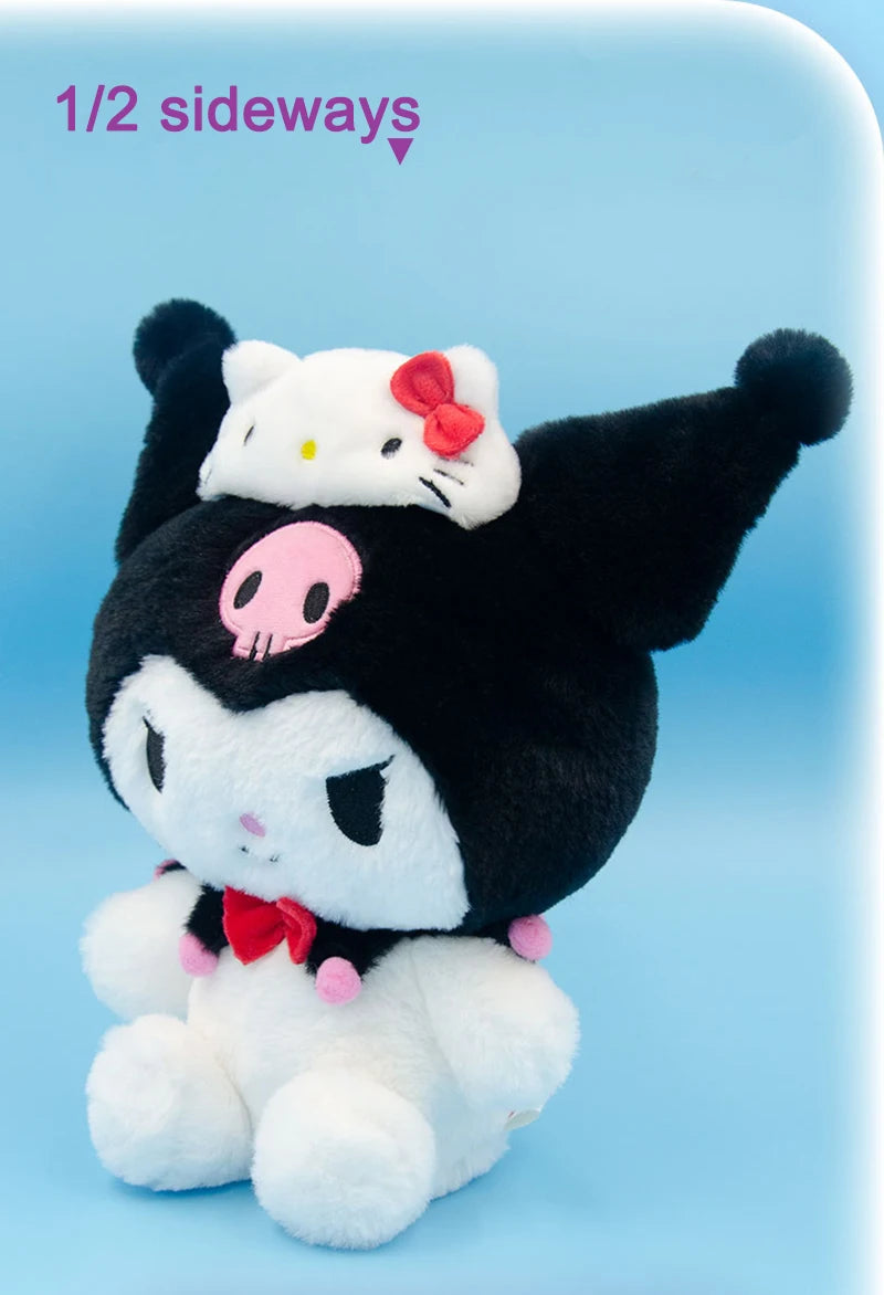 Sanrio Kuromi Plush Doll | Hello Kiity Hat Style | 50th Anniversary Edition 13cm / 22cm