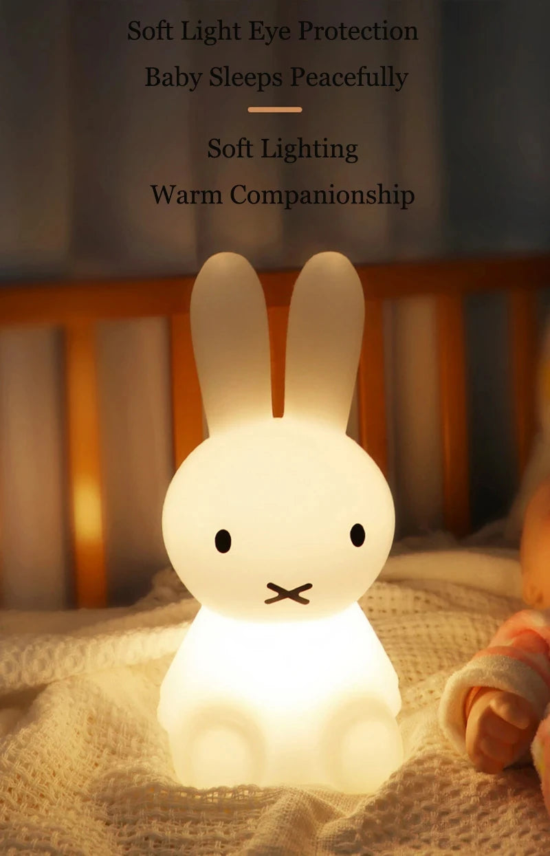 Kawaii Miffy Rabbit Night Light |28cm Miffy Lamp