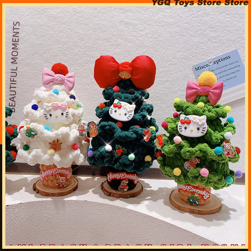 Kawaii Sanrio Hello Kitty Christmas Tree Series – Festive Desktop Decor & Xmas Gift