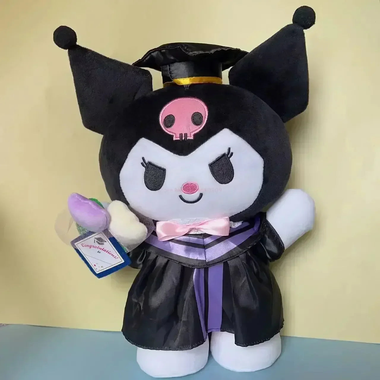 Sanrio Kuromi Graduation Plush Toy in Cap and Gown