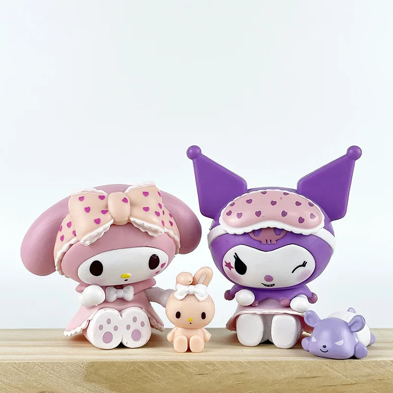 Sanrio Blind Box Cute Kuromi, My Melody Figures Toy | Pajamas Series Collection