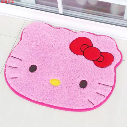 Cartoon Hello Kitty Floor Mat | Absorbent and Non-Slip for Safety