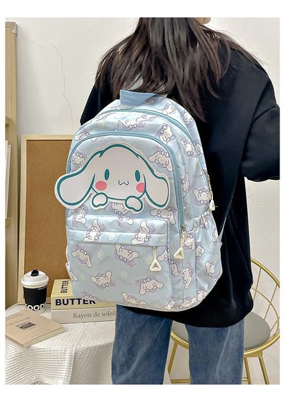 Large Capacity Cinnamoroll Canvas Backpack | Perfect for Students