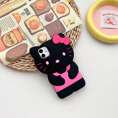 Sanrio Black Hello Kitty 3D Phone Case 